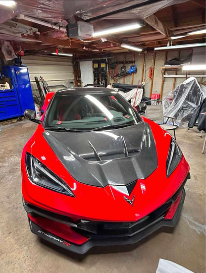 Carbon Fiber C8 Hood 2020+